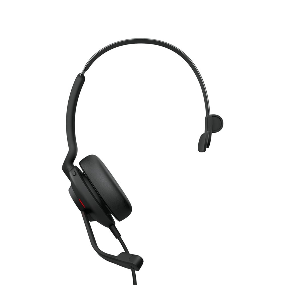 Jabra Evolve2 30 MS | Mono Bedrade On-Ear Headset USB-C | Zwart - Afbeelding 2