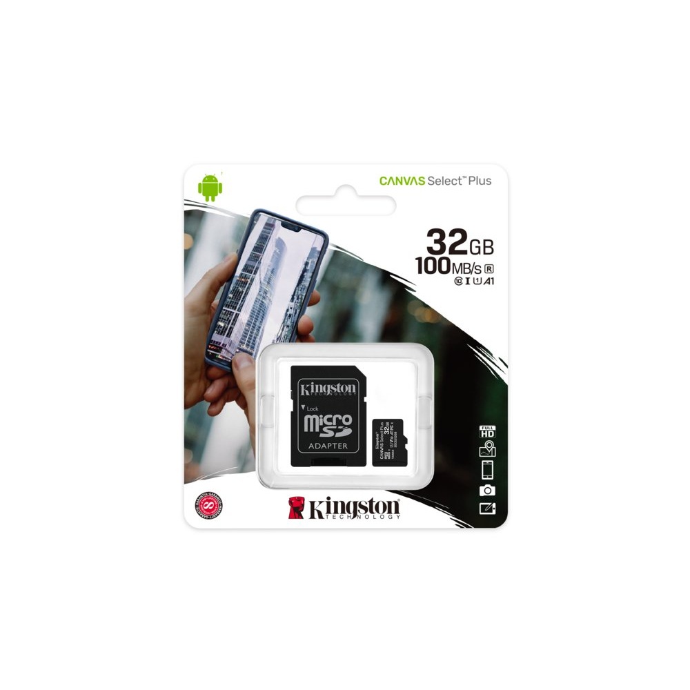 Kingston Canvas Select Plus | MicroSDHC | 32GB | Class 10 | UHS-I U1 - Afbeelding 5