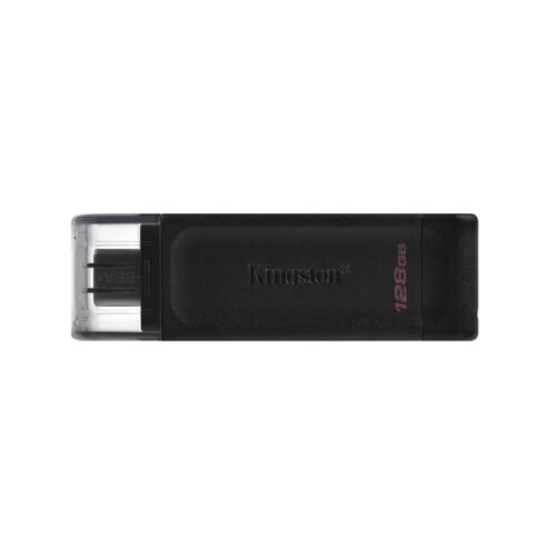 Kingston DataTraveler 70 | 128GB USB-C 3.2 Flash Drive | Zwart