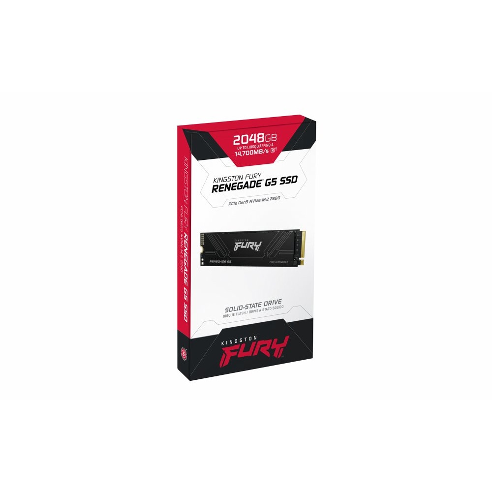 Kingston Fury Renegade G5 | 2TB NVMe SSD | M.2 | Gen5 | 14.700MB/s Lezen | 14.000MB/s Schrijven - Afbeelding 5