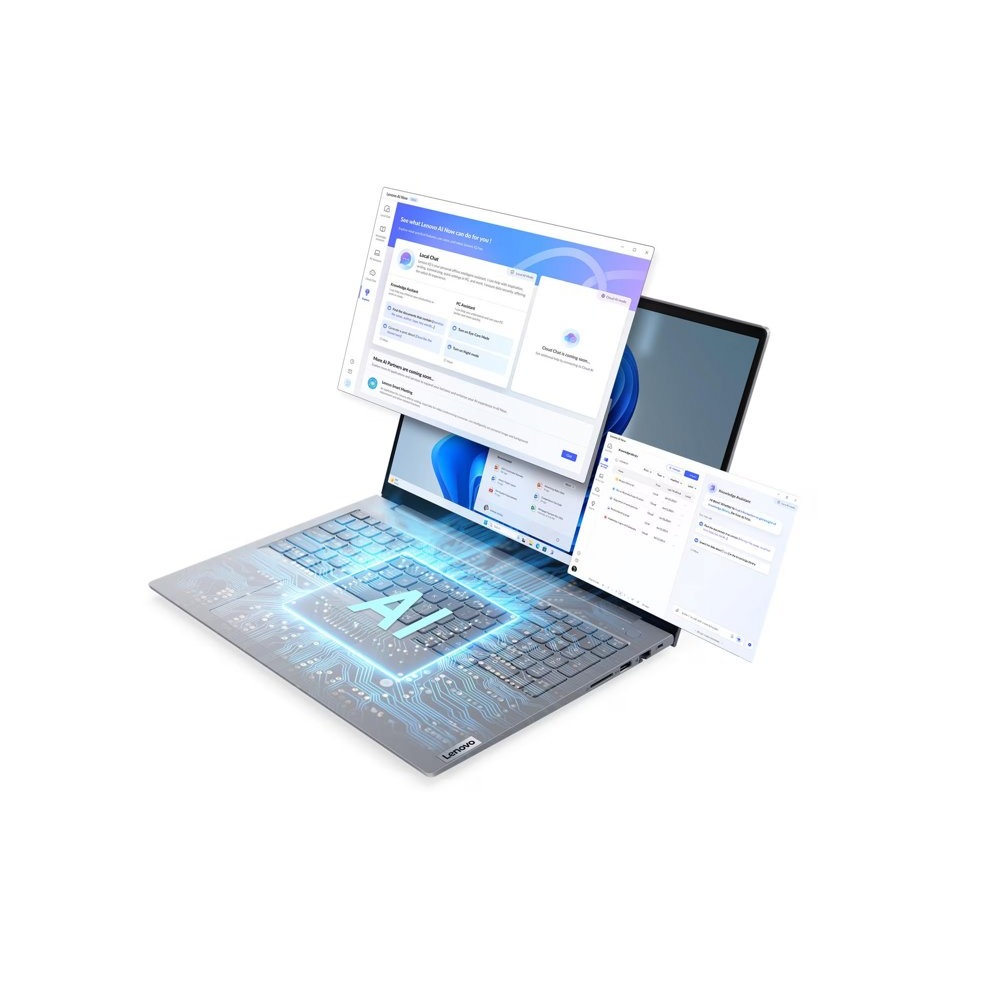 Lenovo ThinkBook 16 G8 | 16" WUXGA IPS (1920x1200) | Intel Core Ultra 5 225H | 16GB DDR5 RAM | 512GB SSD | Windows 11 Professional | Grijs - Afbeelding 5