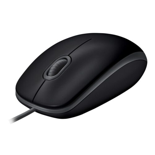 Logitech B110 Silent | Bekabelde Muis | Links- en Rechtshandig | USB-A | 1000 DPI | Zwart