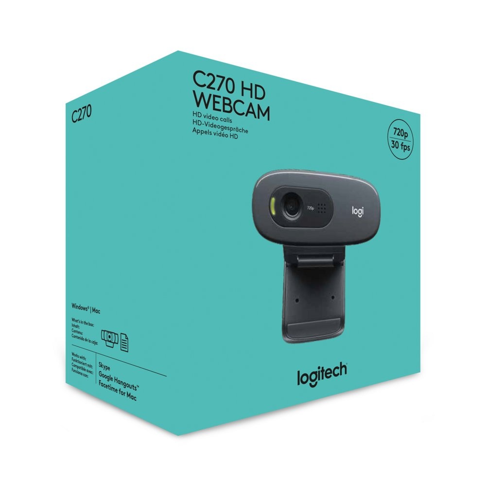 Logitech C270 | 720p 30FPS USB Webcam met Microfoon - Afbeelding 7