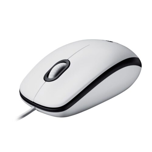 Logitech M100 | Bekabelde Muis | Links- en Rechtshandig | USB-A | 1000 DPI | Wit