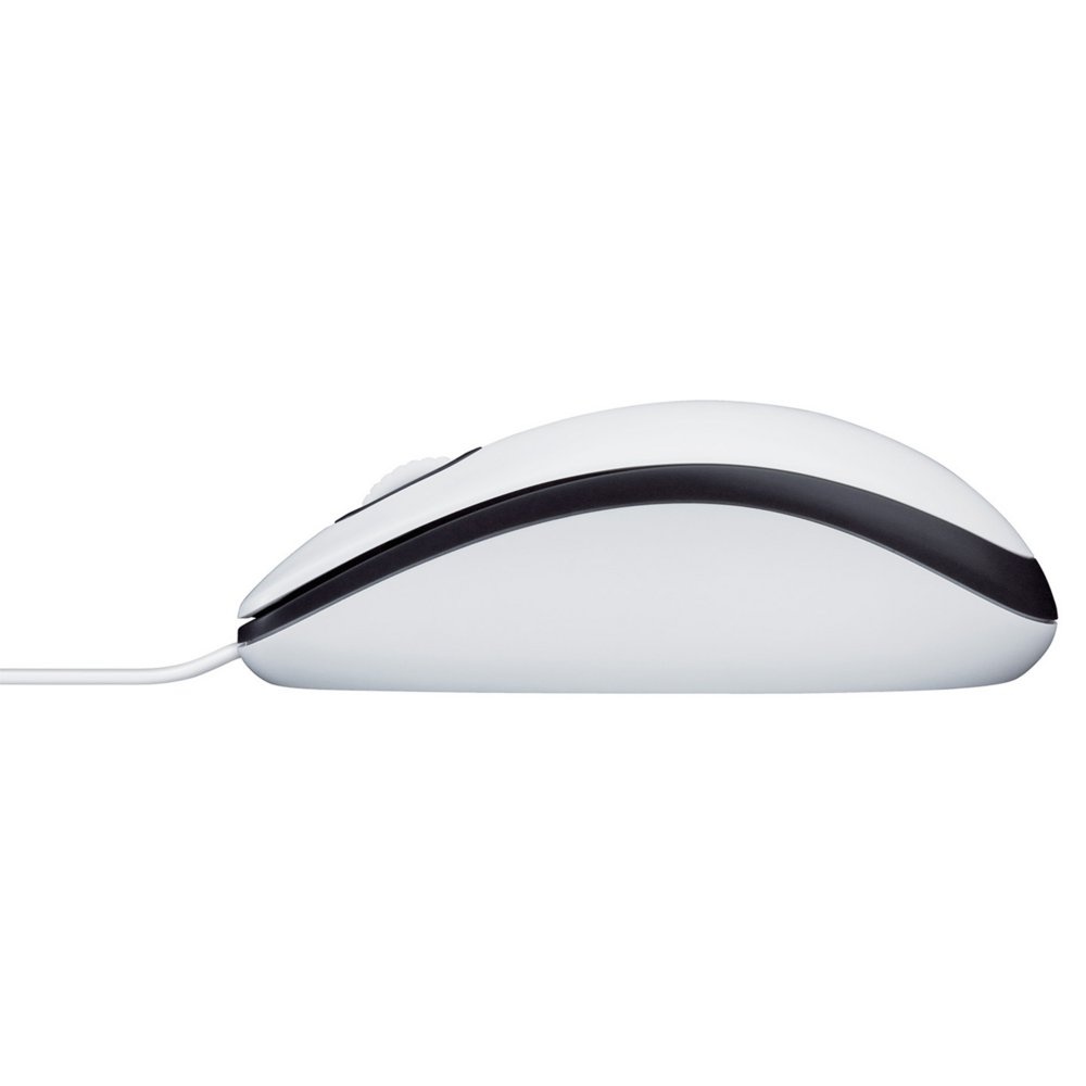 Logitech M100 | Bekabelde Muis | Links- en Rechtshandig | USB-A | 1000 DPI | Wit - Afbeelding 4