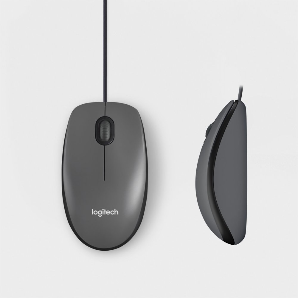 Logitech M100 | Bekabelde Muis | Links- en Rechtshandig | USB-A | 1000 DPI | Zwart - Afbeelding 6