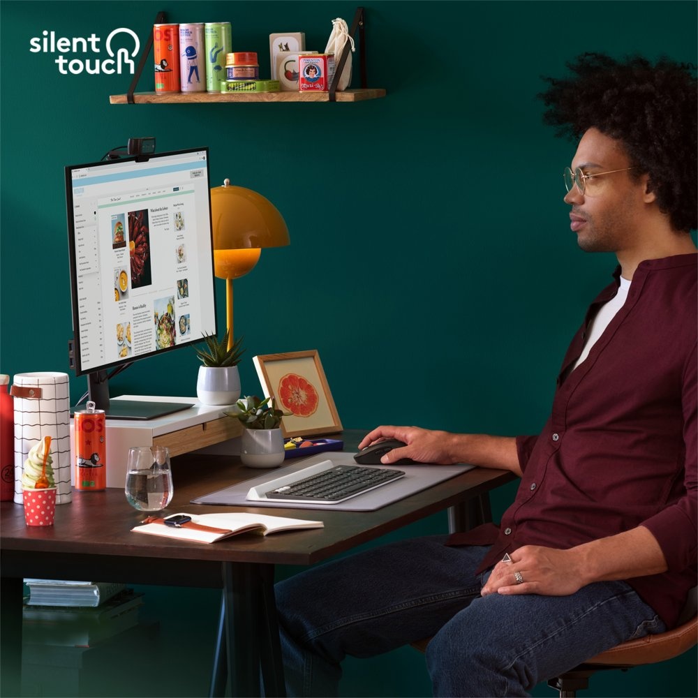 Logitech Signature M650 | Draadloze Muis | RF-Draadloos + Bluetooth | 1000 DPI | Grafiet - Afbeelding 4