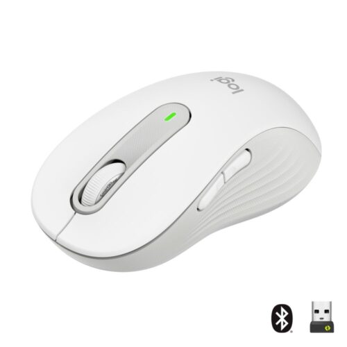 Logitech Signature M650 | Draadloze Muis | Rechtshandig | RF + Bluetooth | 2000 DPI | Wit