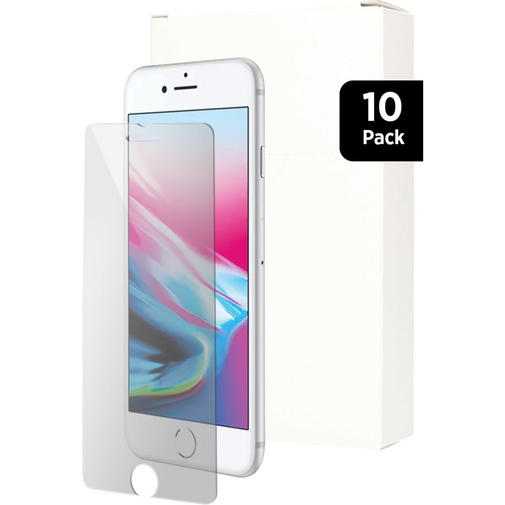 Mobiparts Regular Tempered Glass | Screenprotector voor iPhone 6/7/8/SE (2020/2022) | 9H Hardheid | 10-Pack