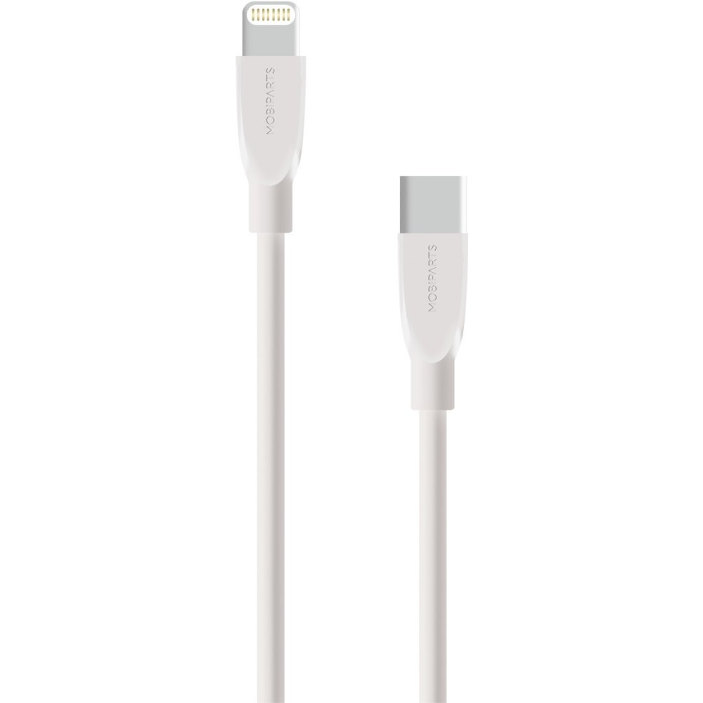 Mobiparts kabel | Lightning naar USB-C | 2A | 1 m | Wit