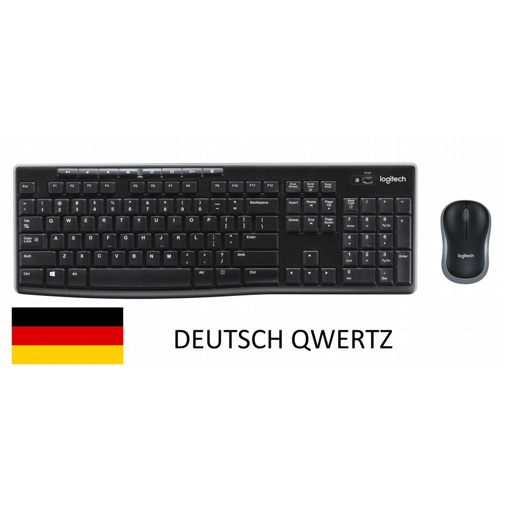 QWERTZ | Logitech MK270 | Draadloze Muis en Toetsenbordcombo | QWERTZ