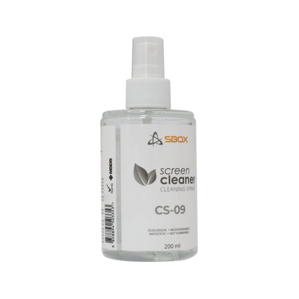 SBOX CS-09 Schermreiniger Spray | 200ml - Afbeelding 2