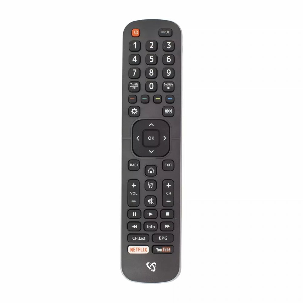 SBOX RC-01405 | Afstandsbediening | Geschikt voor Hisense TV’s | Zwart