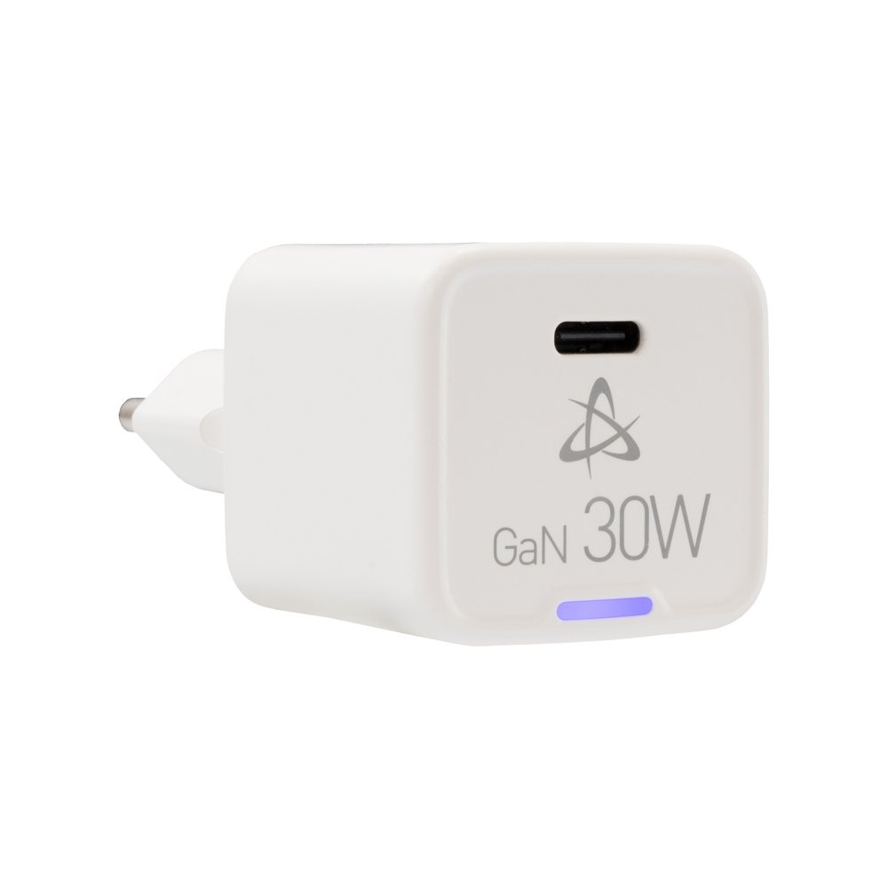 SBOX USB Oplader HC-30 | 30W GaN | USB Type-C | Wit