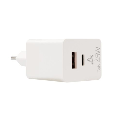 SBOX USB Oplader HC-45 | 45W | USB-A & USB-C (2 Poorten) | Wit