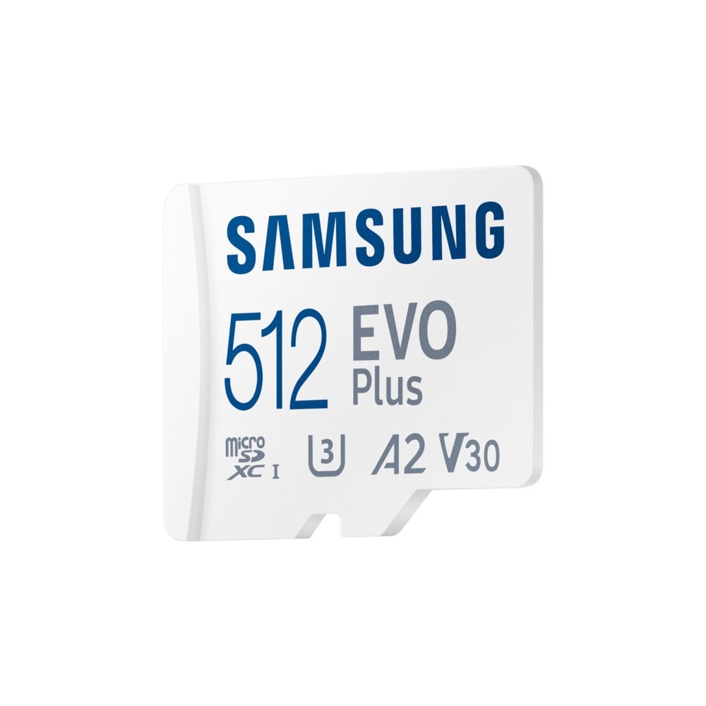 Samsung EVO Plus | MicroSDXC | 512GB | Class 10 | UHS-I U3 | V30 | A2 | Tot 160MB/s | Inclusief adapter - Afbeelding 3