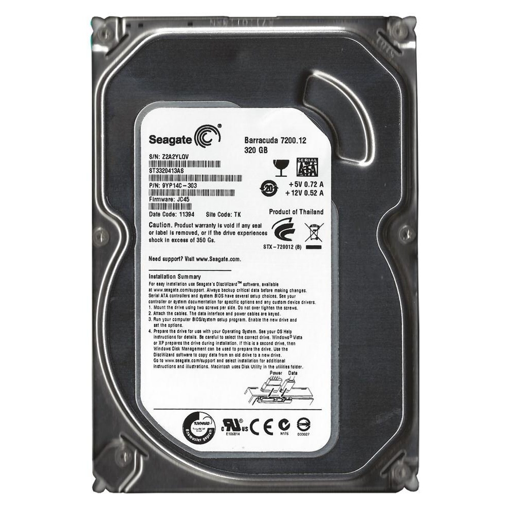 Seagate HDD 3.5″ | 250GB SATA III | 7200RPM