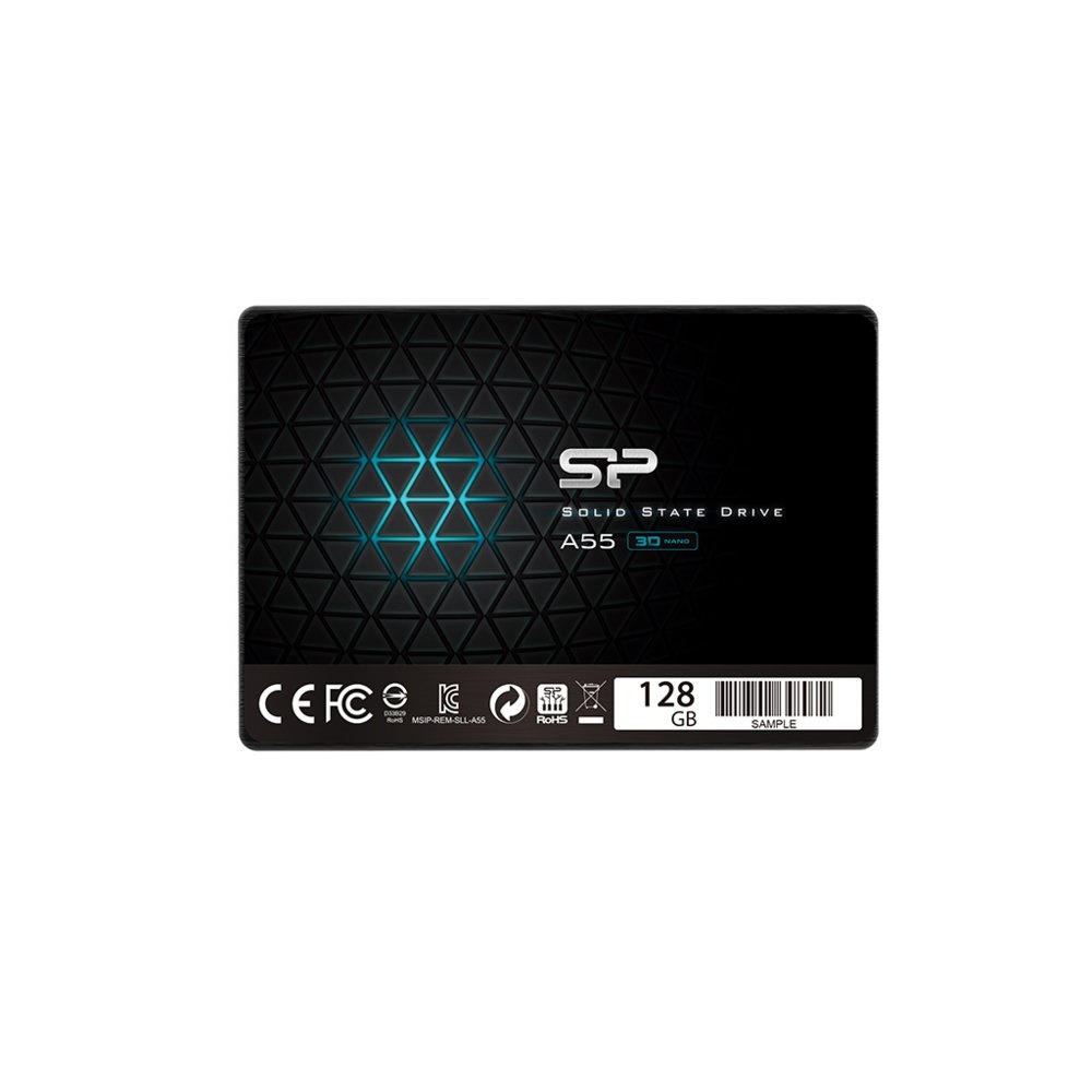 Silicon Power A55 | 128GB SATA SSD | 2.5” | 460MB/s Lezen | 360MB/s Schrijven