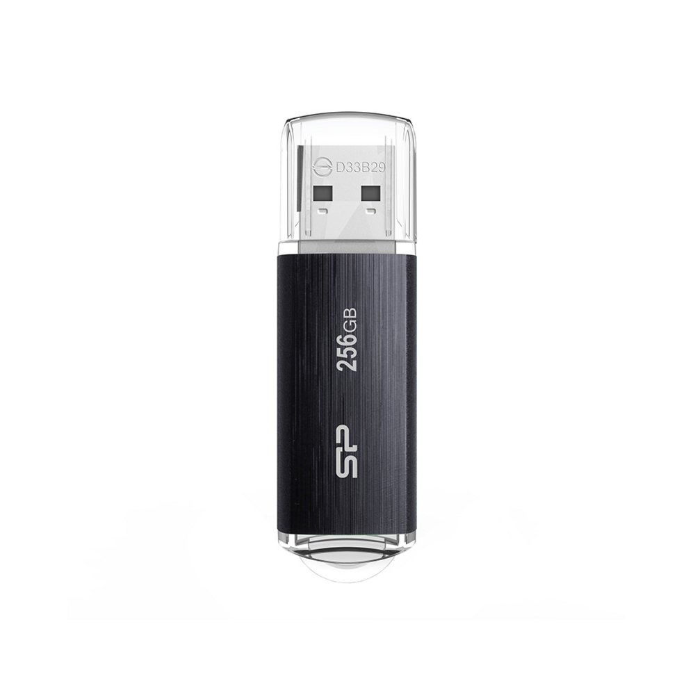 Silicon Power Blaze B02 | 256GB USB-A 3.2 Flash Drive | Zwart