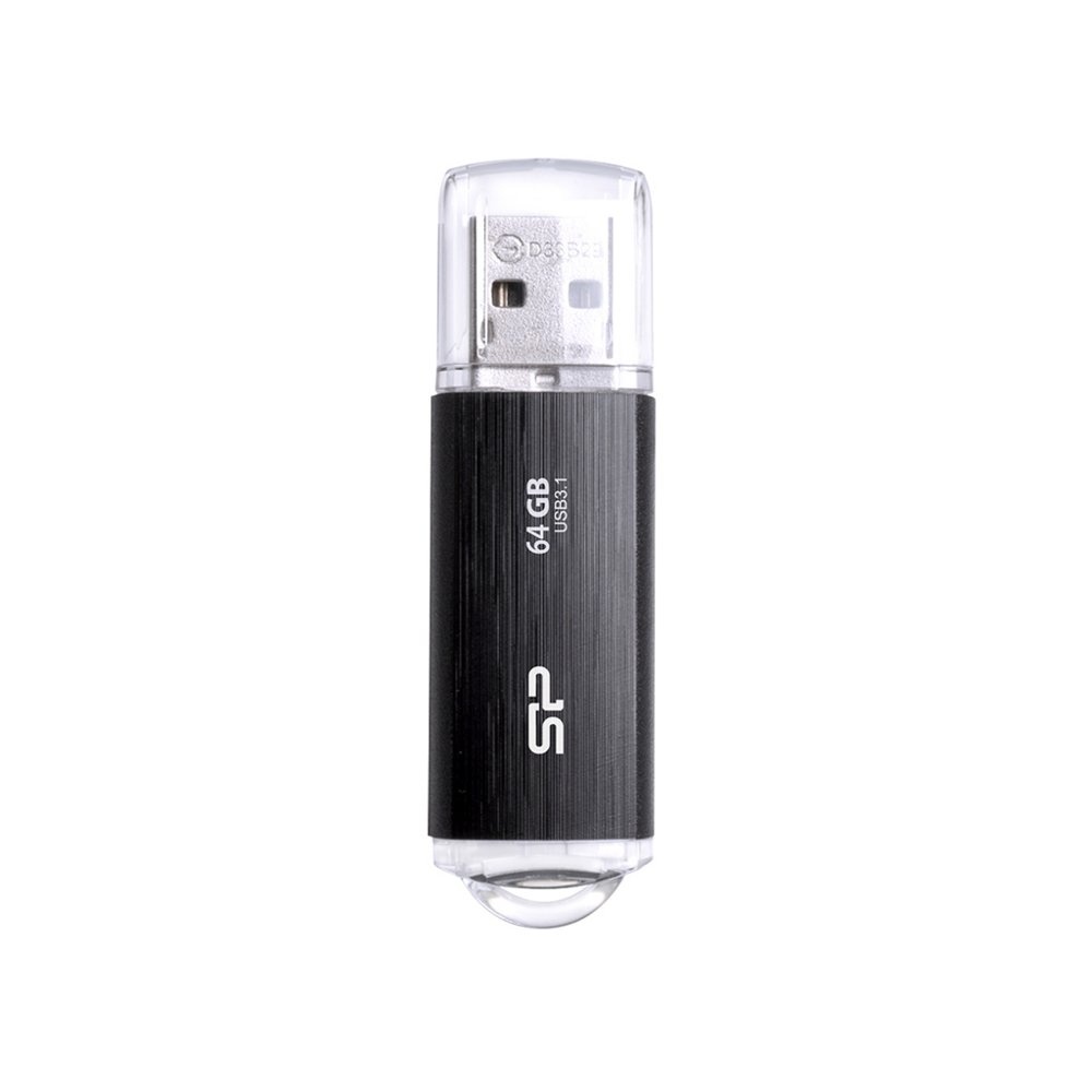 Silicon Power Blaze B02 | 64GB USB-A 3.2 Flash Drive | Zwart
