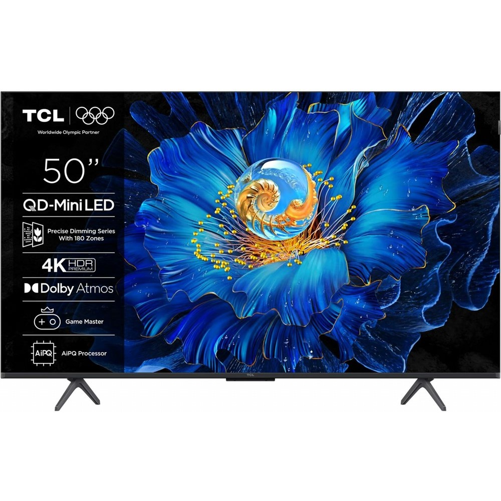 TCL 50C6KS | 50″ 4K Ultra HD Mini LED Smart TV | Google TV | Dolby Vision | 60Hz (2025)