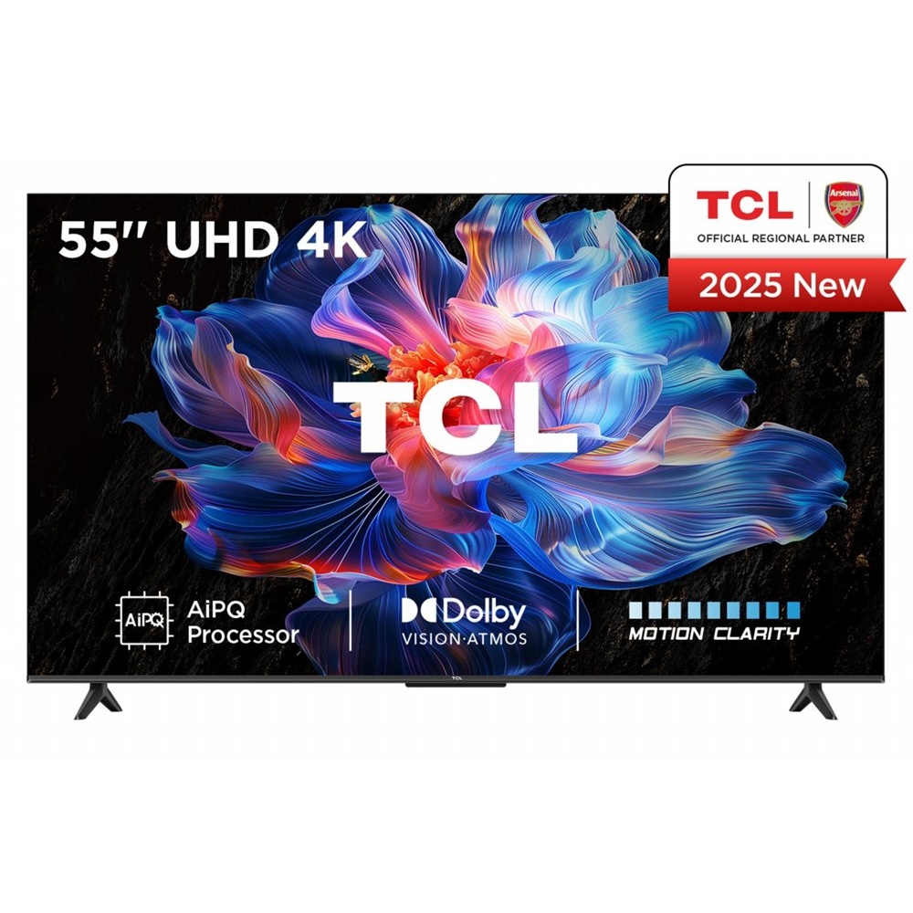 TCL 55V6C | 55″ 4K Ultra HD DLED Smart TV | Google TV | Dolby Vision | 60Hz (2025)