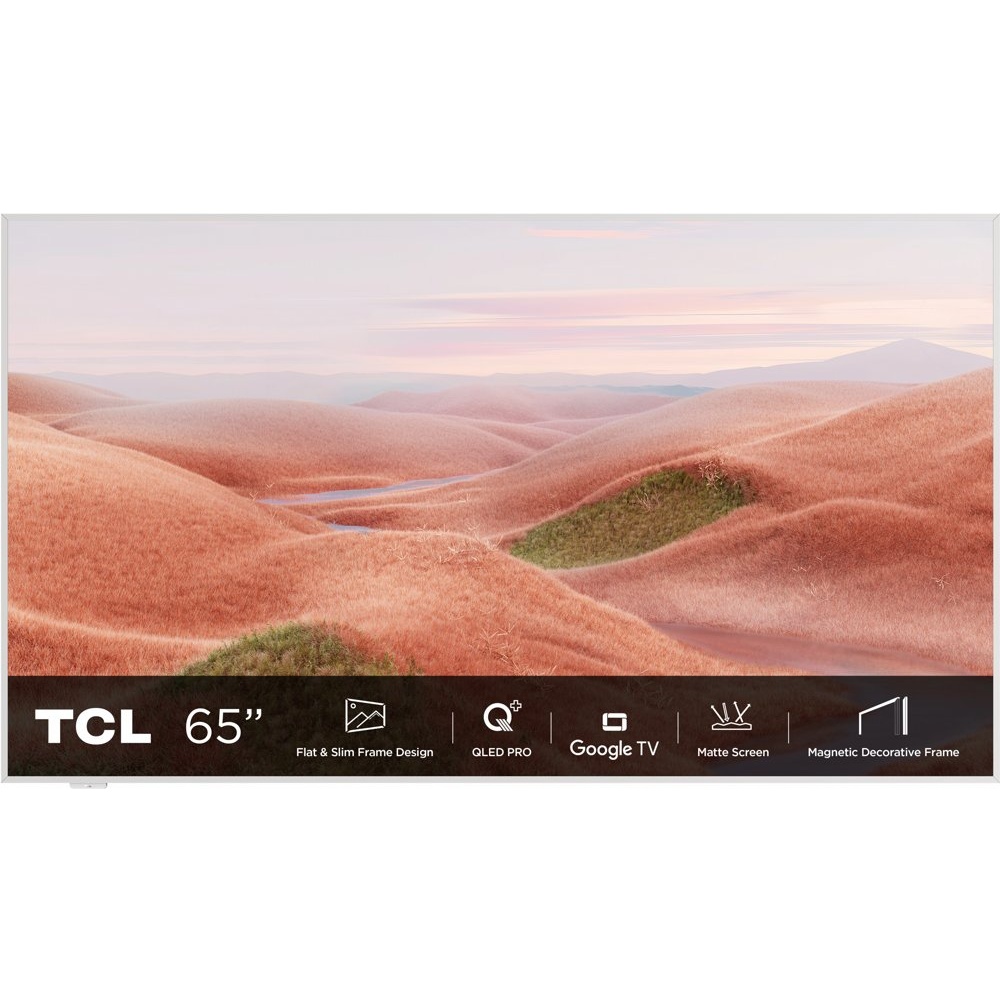 TCL NXTFRAME 65A300W | 65″ 4K Ultra HD QLED Smart TV | Google TV | Dolby Vision | 120Hz