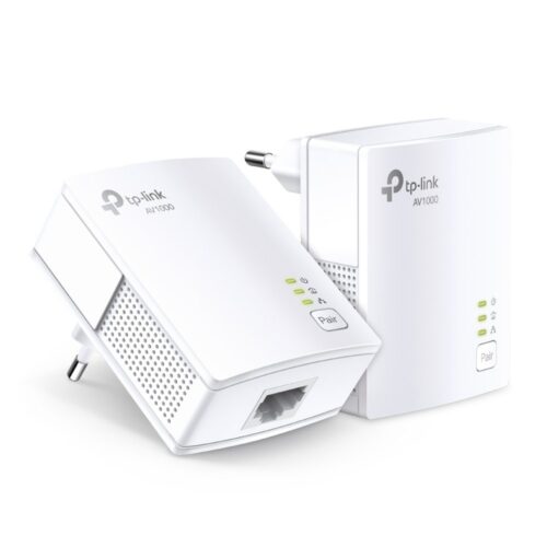 TP-Link TL-PA7017 KIT | Powerline Adapter Set | 1000 Mbps | Gigabit Ethernet | Wit