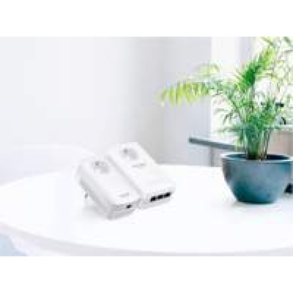 TP-Link TL-WPA8631P KIT | AV1300 Powerline Adapter Set | 1300 Mbps | Gigabit Ethernet | Wi-Fi AC1200 | Met Stopcontact | Wit - Afbeelding 4