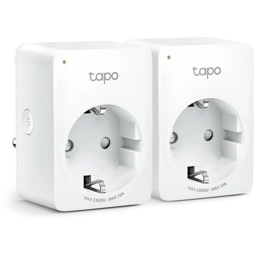 TP-Link Tapo P100 | Mini Smart Wi-Fi Stopcontact | 2990 W | Spraakbediening | Compact ontwerp | Wit
