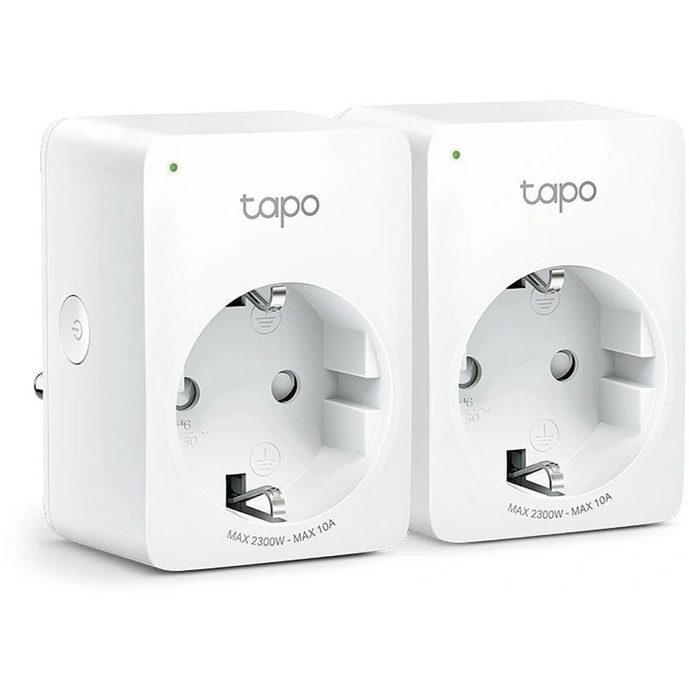 TP-Link Tapo P100 | Mini Smart Wi-Fi Stopcontact | 2990 W | Spraakbediening | Compact ontwerp | Wit