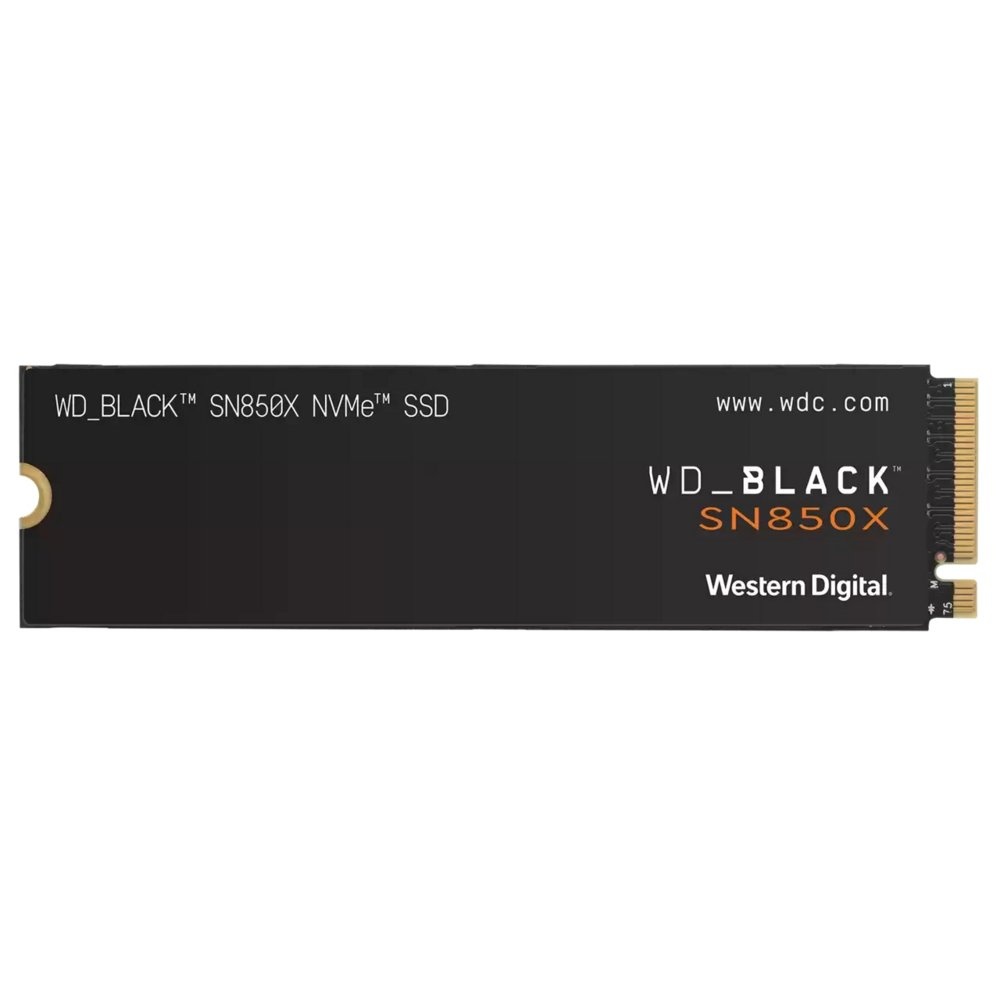 Western Digital Black SN850X | 2TB NVMe SSD | M.2 Gen4 | 7.300MB/s Lezen | 6.600MB/s Schrijven