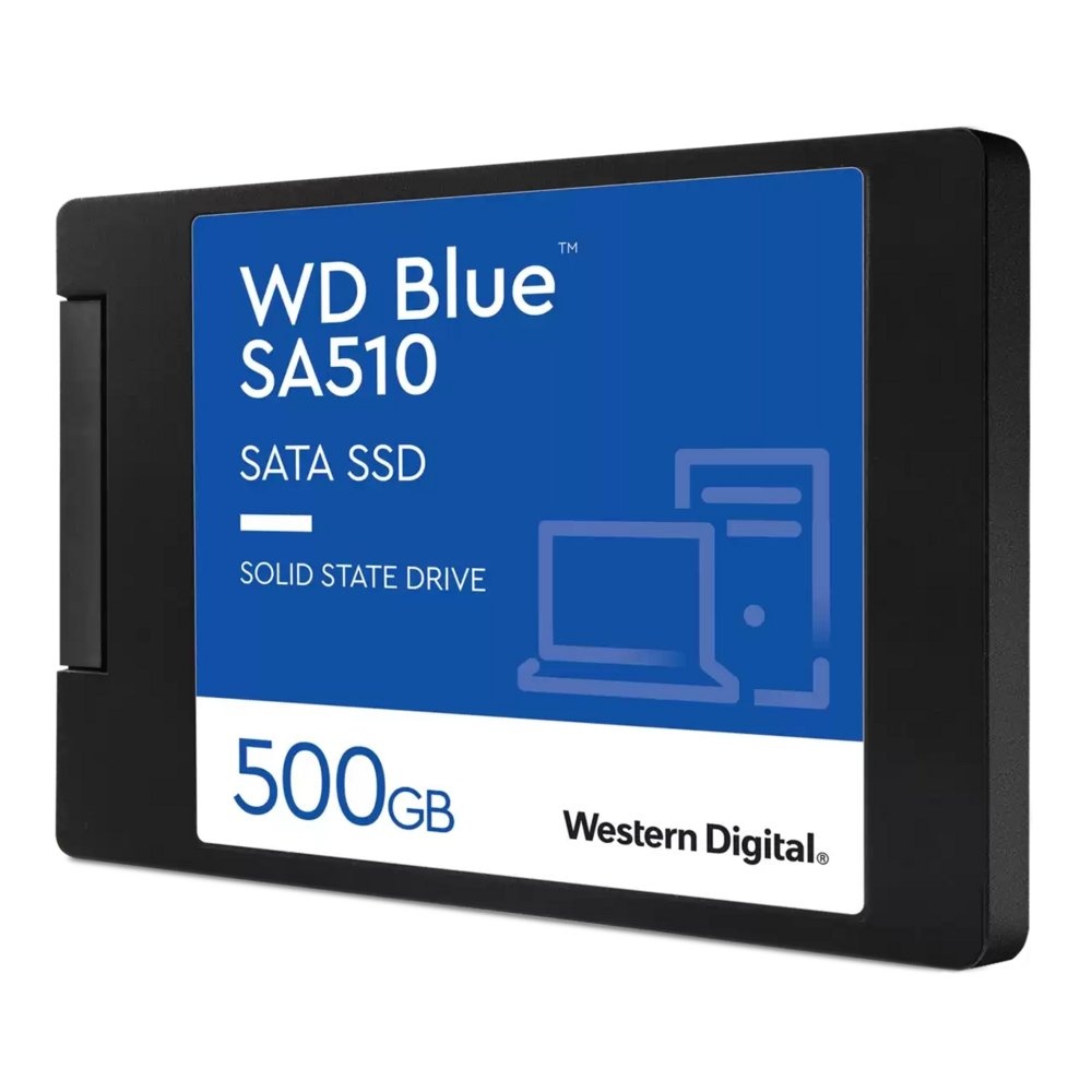 Western Digital Blue SA510 | 500GB SATA SSD | 2.5'' | 560MB/s Lezen | 510MB/s Schrijven - Afbeelding 2