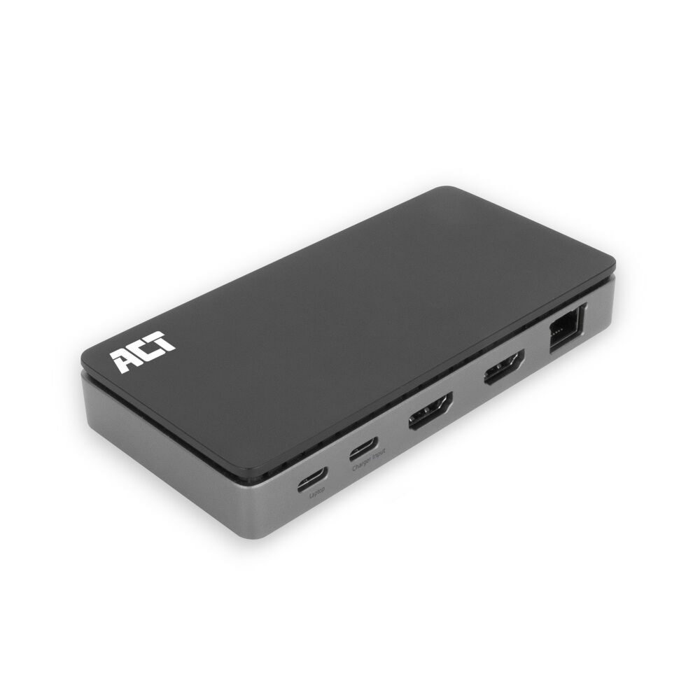 ACT AC7093 | USB-C 4K Docking Station | 2x HDMI + Ethernet + USB-C/USB-A + PD | 1m Kabel | OPEN BOX - Afbeelding 2