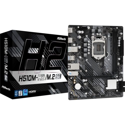 Asrock H510M-H2/M.2 SE | Socket LGA 1200 | Intel H470 | 2xDDR4 | Micro-ATX | Moederbord