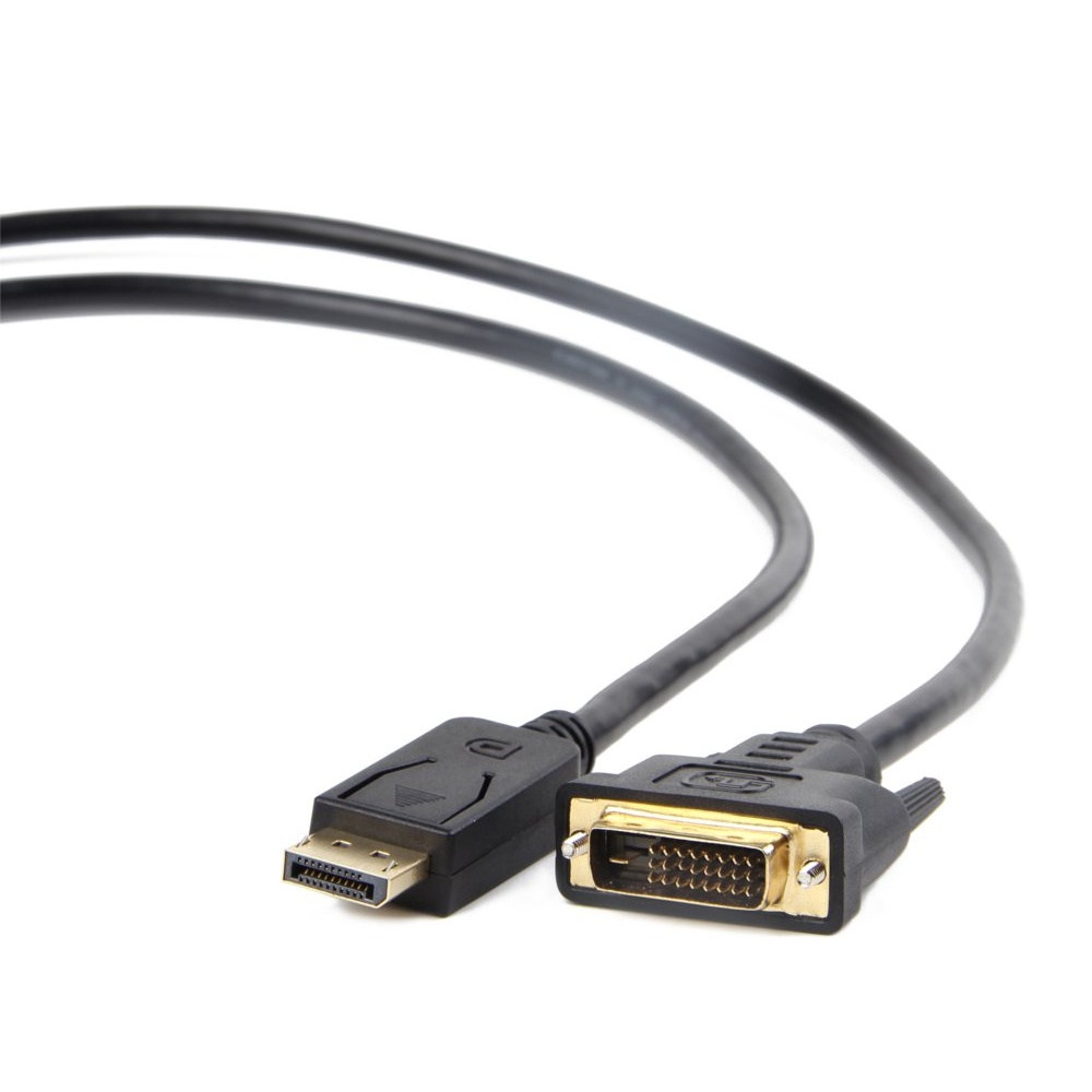 Gembird CC-DPM-DVIM-6 | DisplayPort naar DVI Kabel | 1,8 m | Zwart