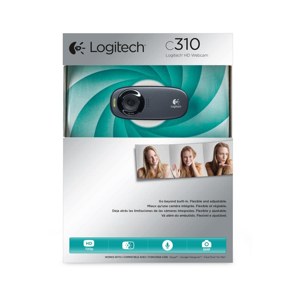 Logitech C310 HD | 720p 30FPS USB Webcam met Microfoon - Afbeelding 6