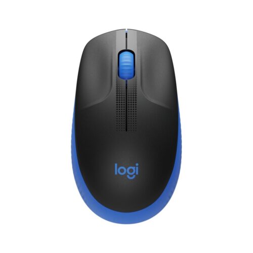 Logitech M190 | Draadloze Muis | Links- en Rechtshandig | RF | 1000 DPI | Zwart/Blauw