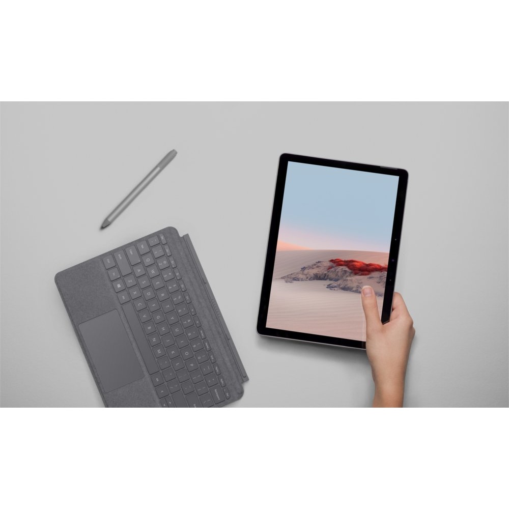 Microsoft Surface Go 2 | 10.5" Touch (1920x1280) | Intel Pentium Gold 4425Y | 4GB RAM | 64GB eMMC | Windows 10 Professional | Zilver | OPEN BOX - Afbeelding 4