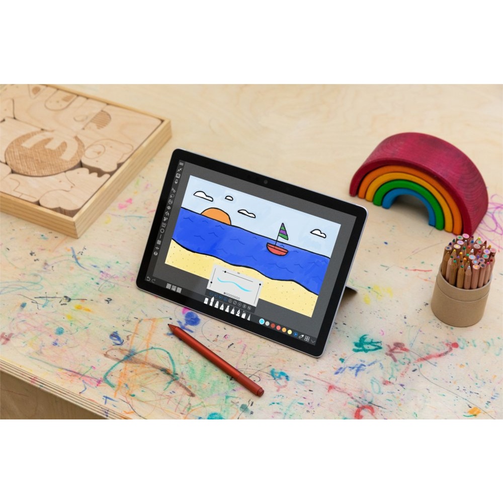 Microsoft Surface Go 2 | 10.5" Touch (1920x1280) | Intel Pentium Gold 4425Y | 4GB RAM | 64GB eMMC | Windows 10 Professional | Zilver | OPEN BOX - Afbeelding 5