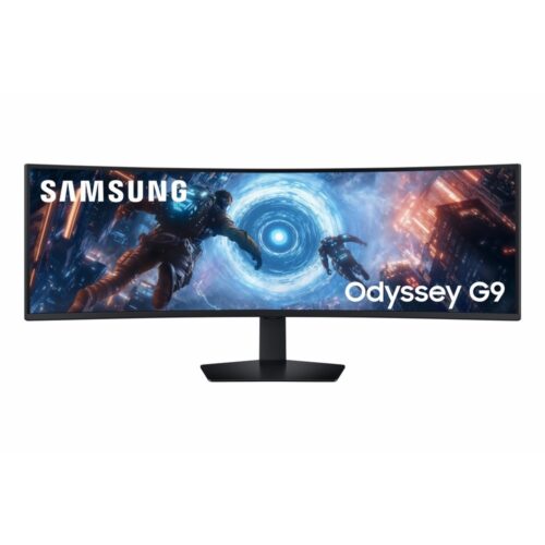 Samsung Odyssey G9 G91F 49" | 5120x1440 VA | 144Hz | 1ms | Curved UltraWide Gaming Monitor | Zwart