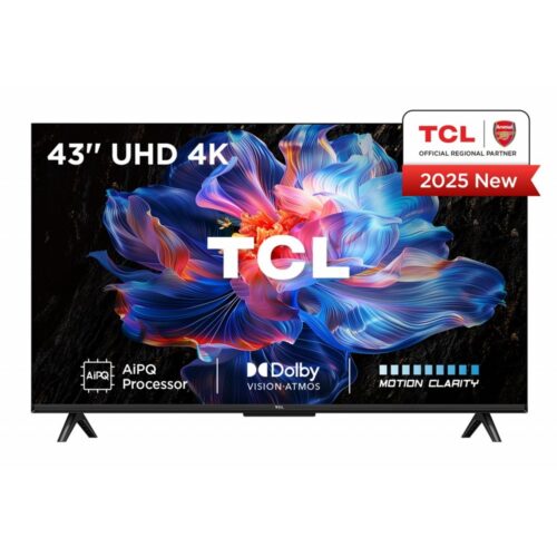 TCL 43V6C | 43" 4K Ultra HD DLED Smart TV | Google TV | Dolby Vision | 60Hz | HDMI 2.1