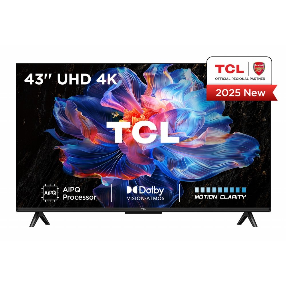 TCL 43V6C | 43″ 4K Ultra HD DLED Smart TV | Google TV | Dolby Vision | 60Hz | HDMI 2.1