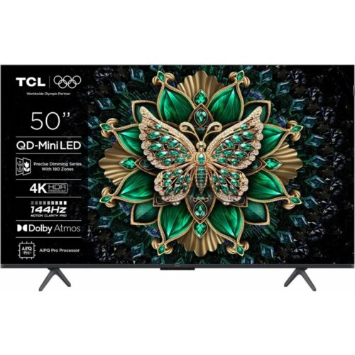 TCL 50C61K | 50" 4K Ultra HD QD-MiniLED | 120Hz | Google TV | Dolby Vision | HDMI 2.1 | Smart TV