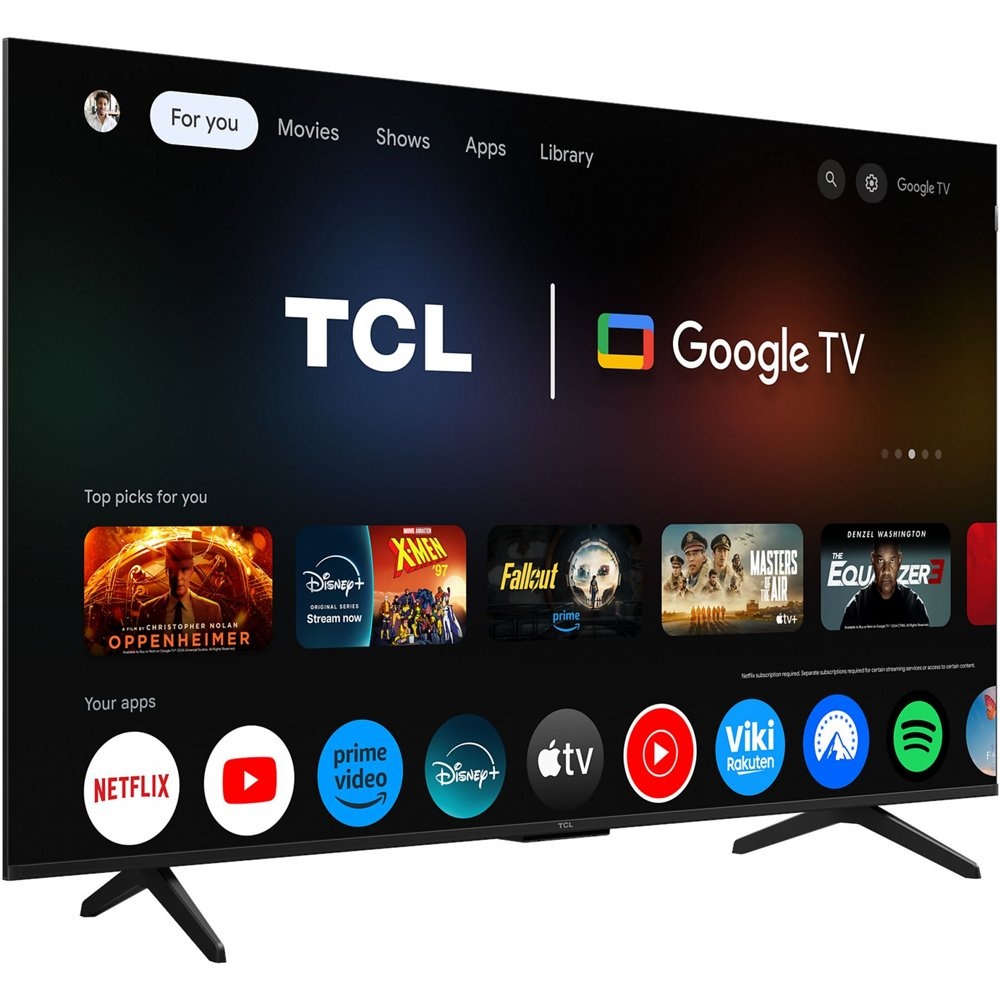TCL 55P7K | 55" 4K Ultra HD QLED Smart TV | Google TV | Dolby Vision & HDR10 | 60Hz (2025) - Afbeelding 2