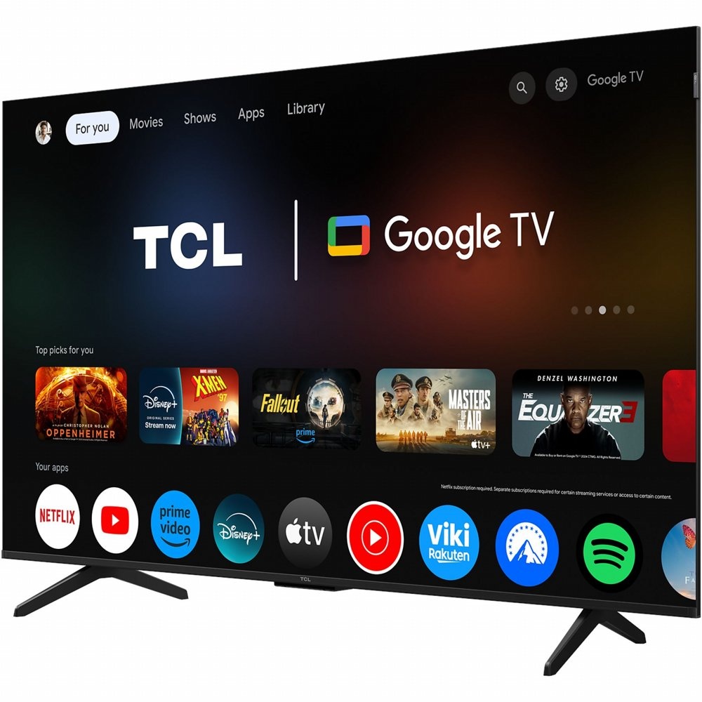 TCL 55P7K | 55" 4K Ultra HD QLED Smart TV | Google TV | Dolby Vision & HDR10 | 60Hz (2025) - Afbeelding 3