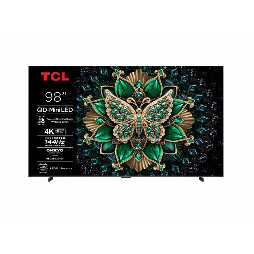 TCL 98Q6C 98″ | 4K Ultra HD QD-MiniLED Smart TV | Google TV + Wifi | Dolby Vision | Quantum Dot | 120Hz