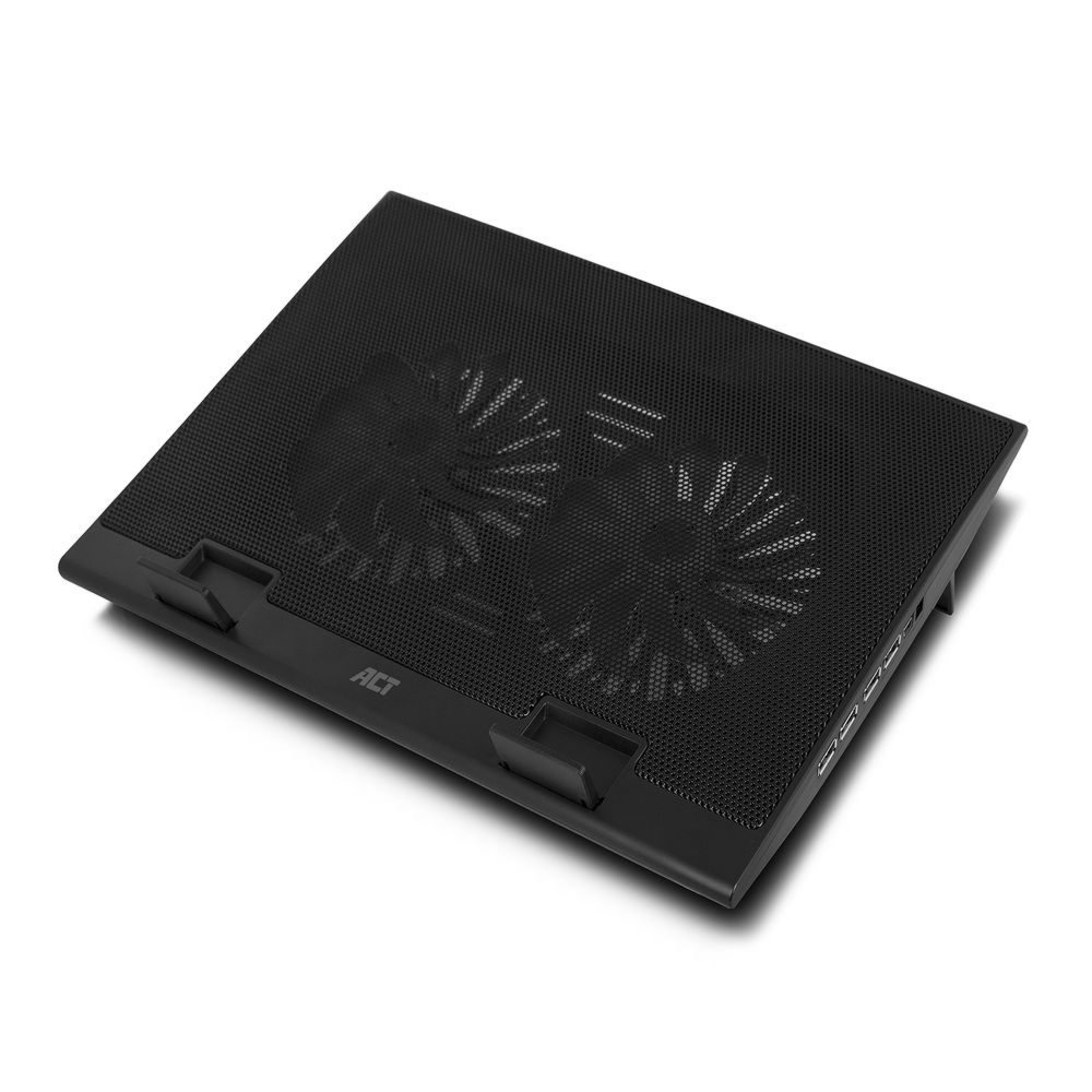 ACT AC8105 | Notebook Cooling Pad | 43,9 cm (17.3″) | 2500 RPM | Zwart