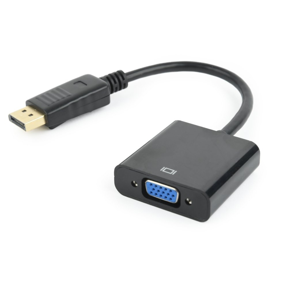 Gembird A-DPM-VGAF-02 | DisplayPort naar VGA Adapter | Zwart