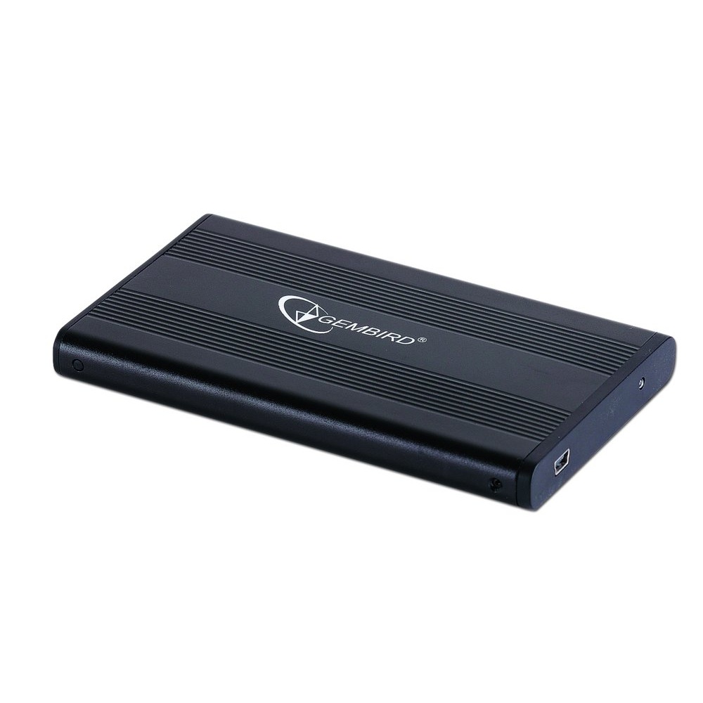 Gembird EE2-U2S-5 | USB 2.0 2.5″ SATA HDD Behuizing | Aluminium | Mini-USB